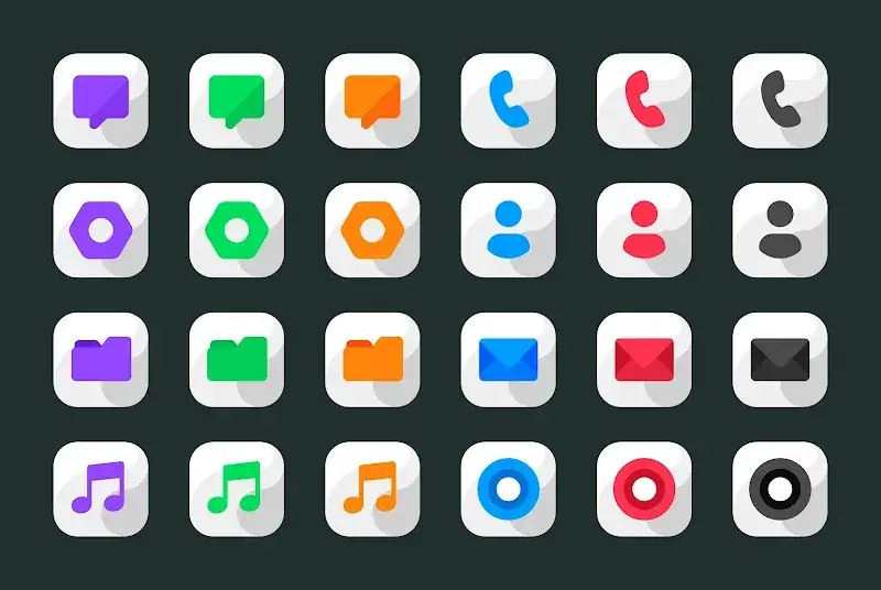 Maahes White - Icon Pack screenshot 5