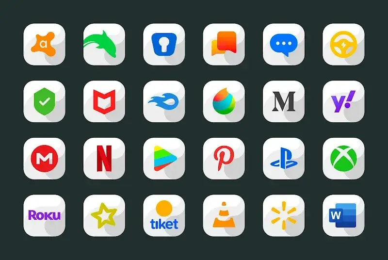 Maahes White - Icon Pack screenshot 3
