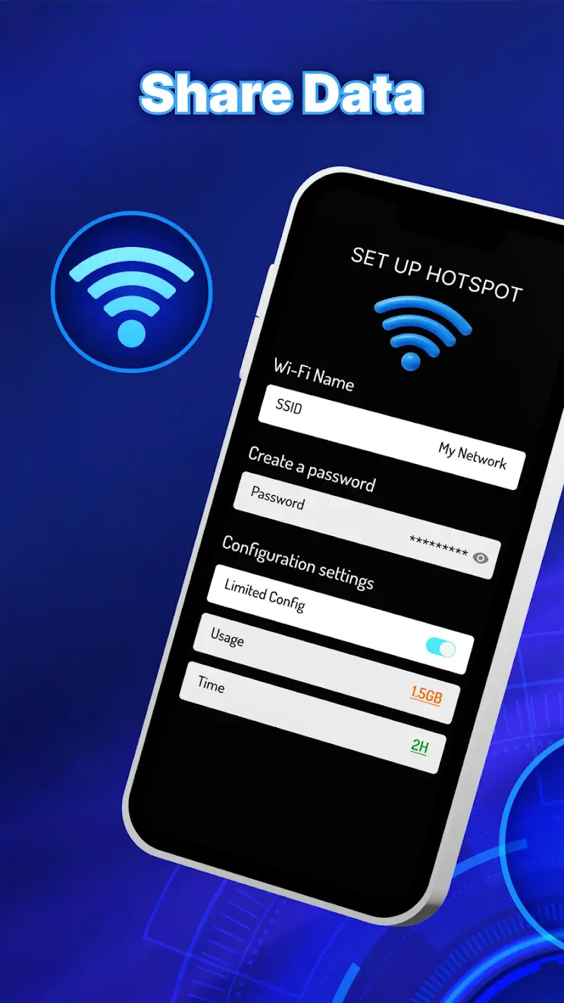 Wifi Password: Wifi Hotspot capture d'écran 2