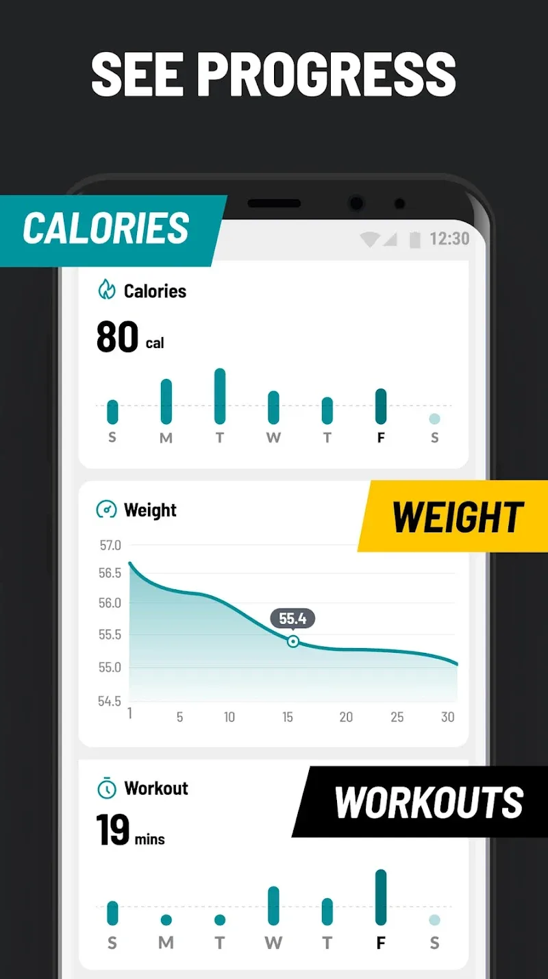 Capture d'écran 6 de l'application Dumbbell Workout