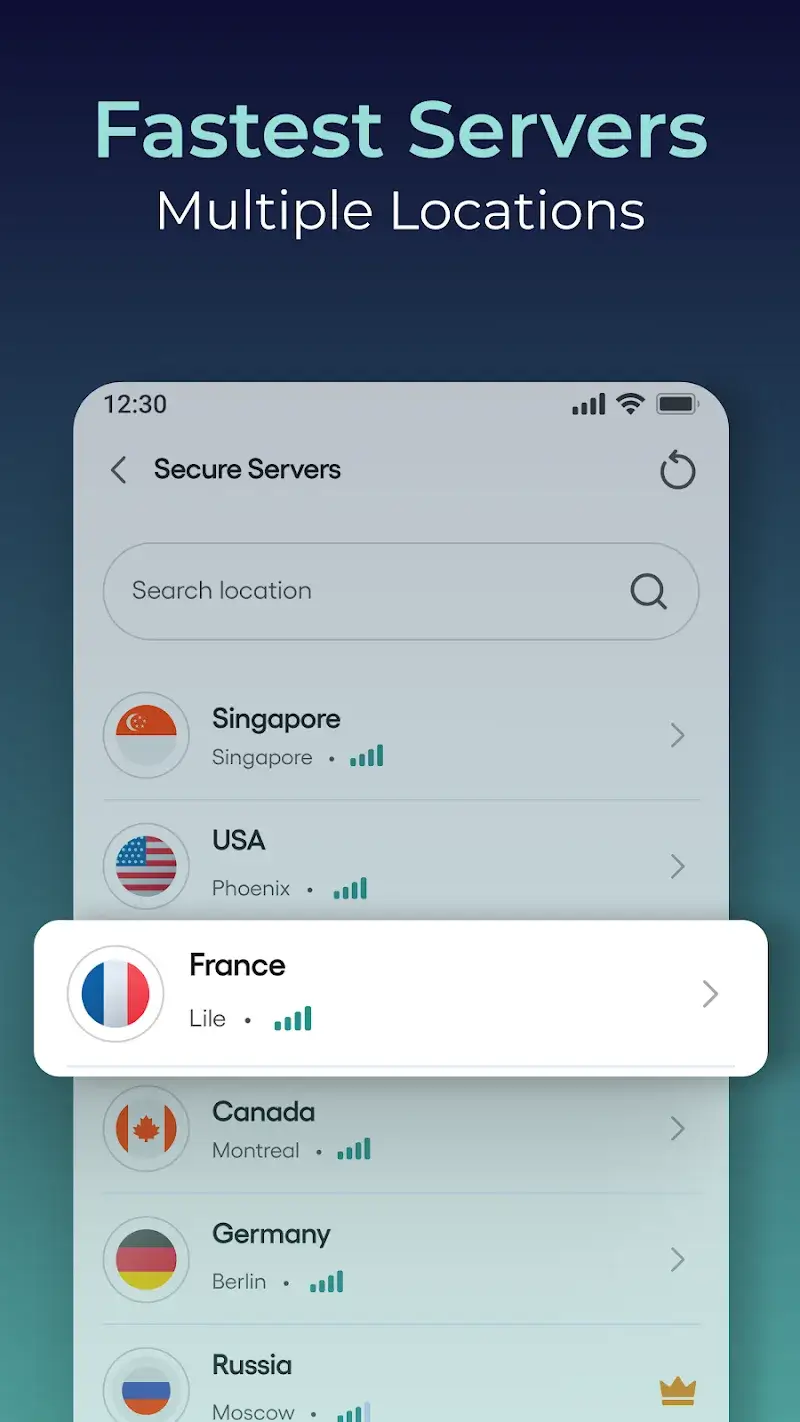 Surge VPN capture d'écran 3