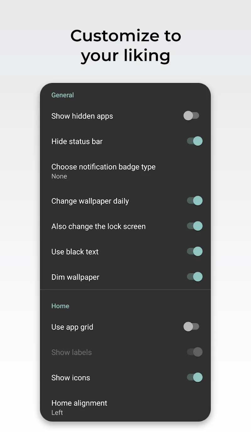 Lime Launcher app screenshot 6