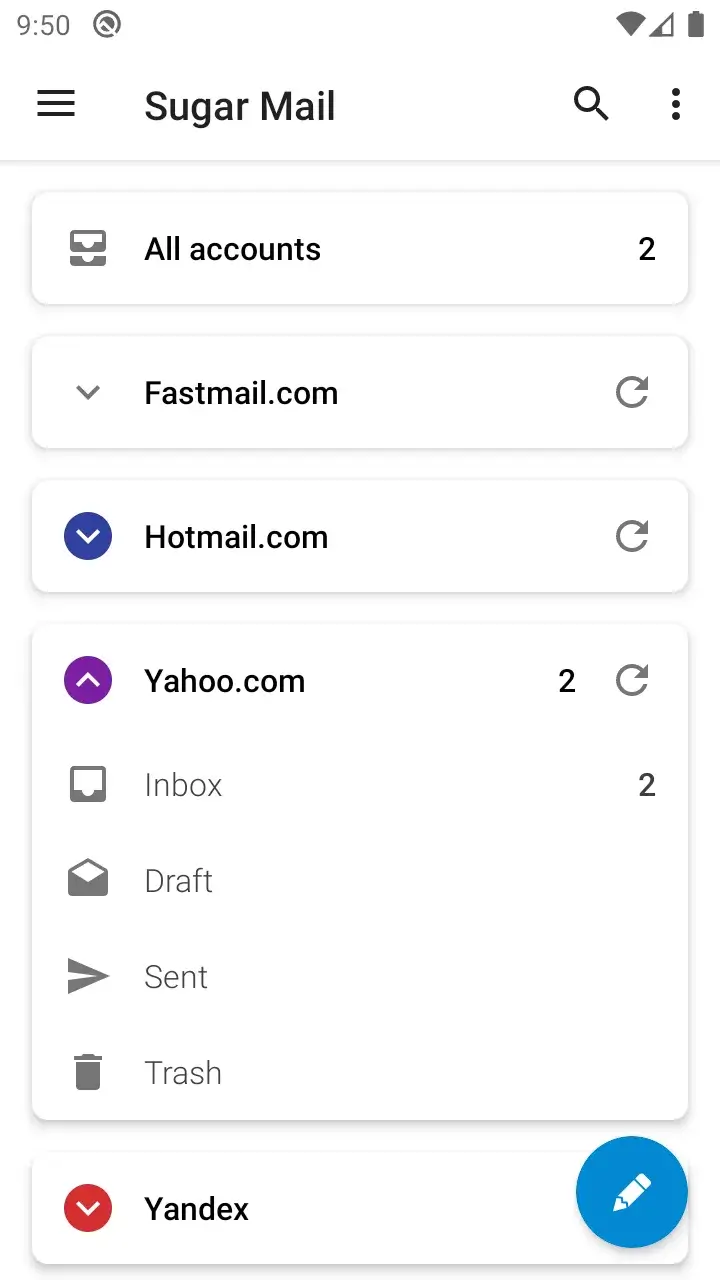 Sugar Mail app preview 2