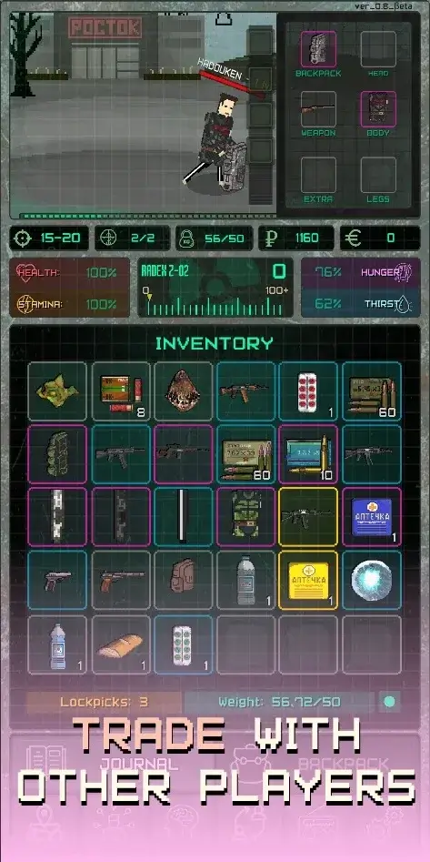 Capture d'écran du gameplay de Pocket ZONE 6