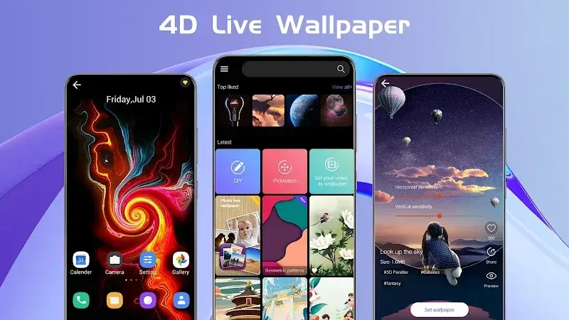 X Live Wallpaper Captura de pantalla 1