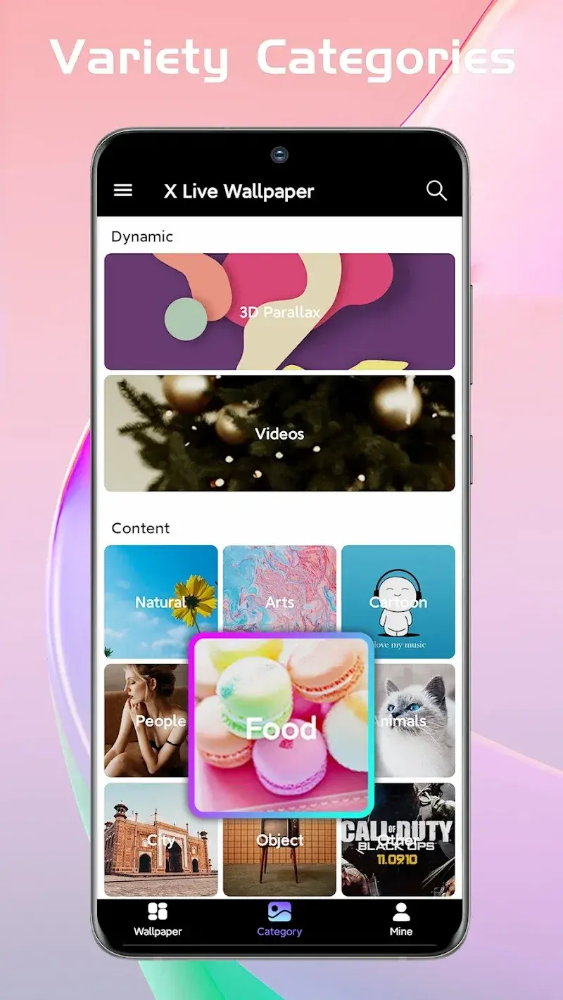 X Live Wallpaper Captura de pantalla 6