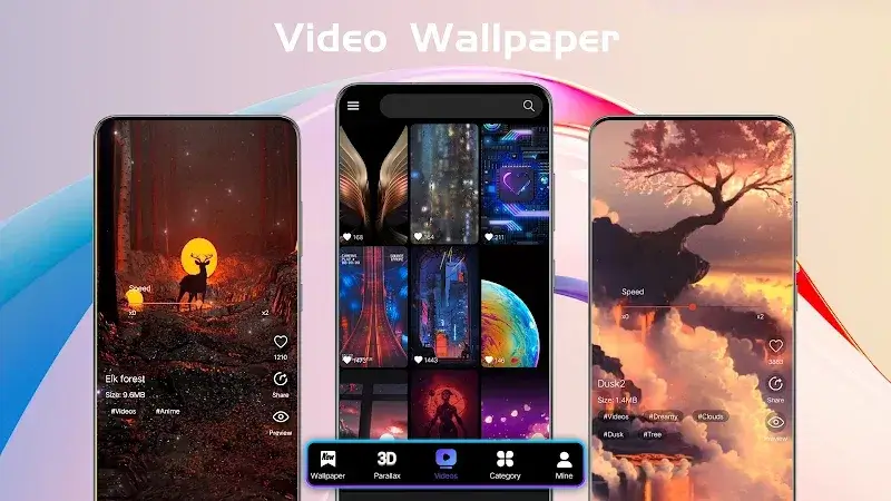 X Live Wallpaper Captura de pantalla 3