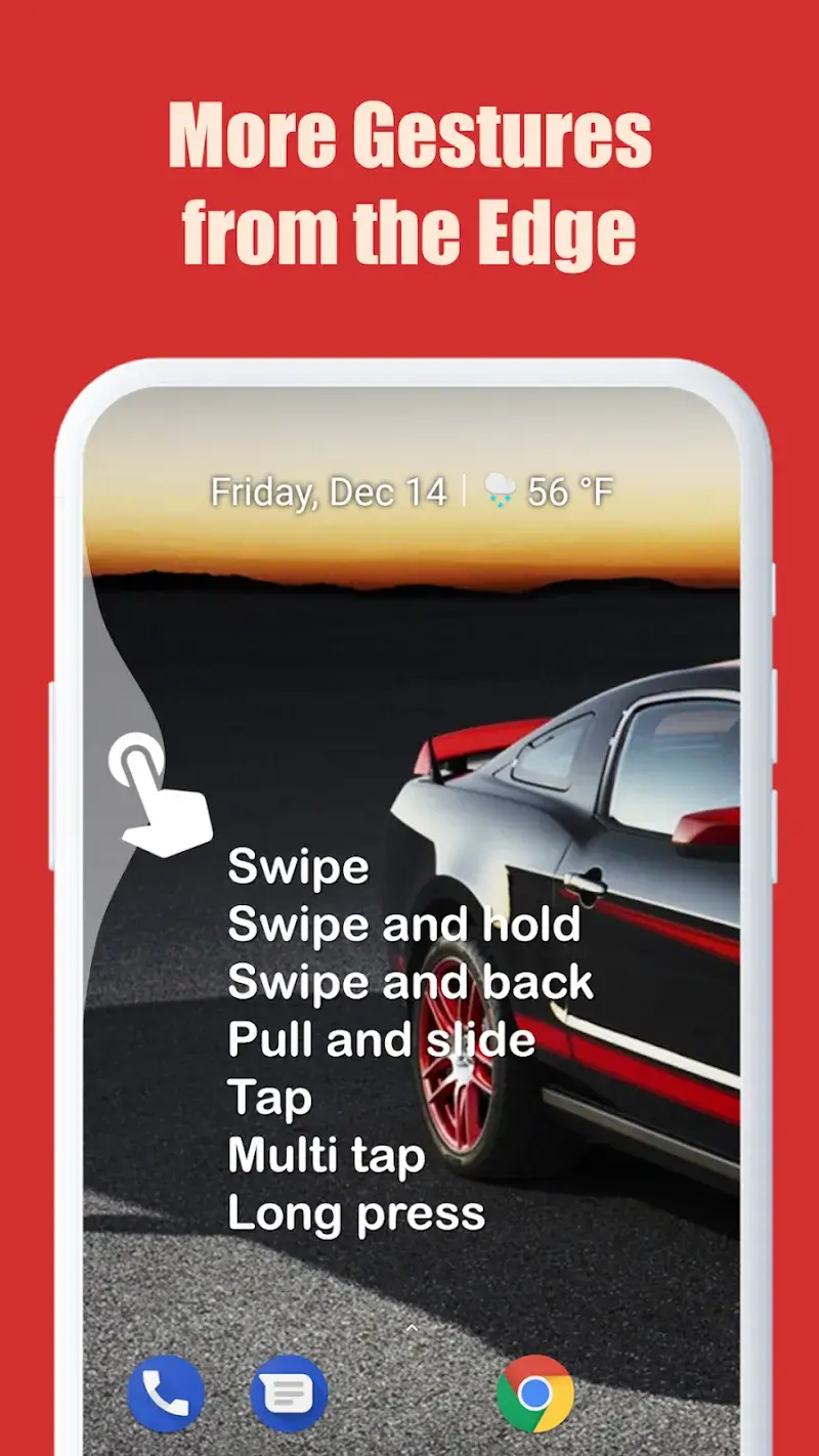 Capture d'écran Edge Gestures 1