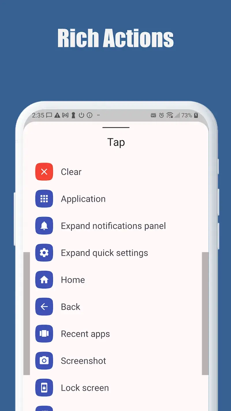 Capture d'écran Edge Gestures 3