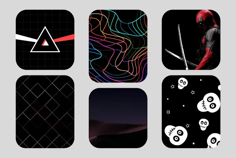 Tangkapan layar 5 OneBlack - Icon Pack