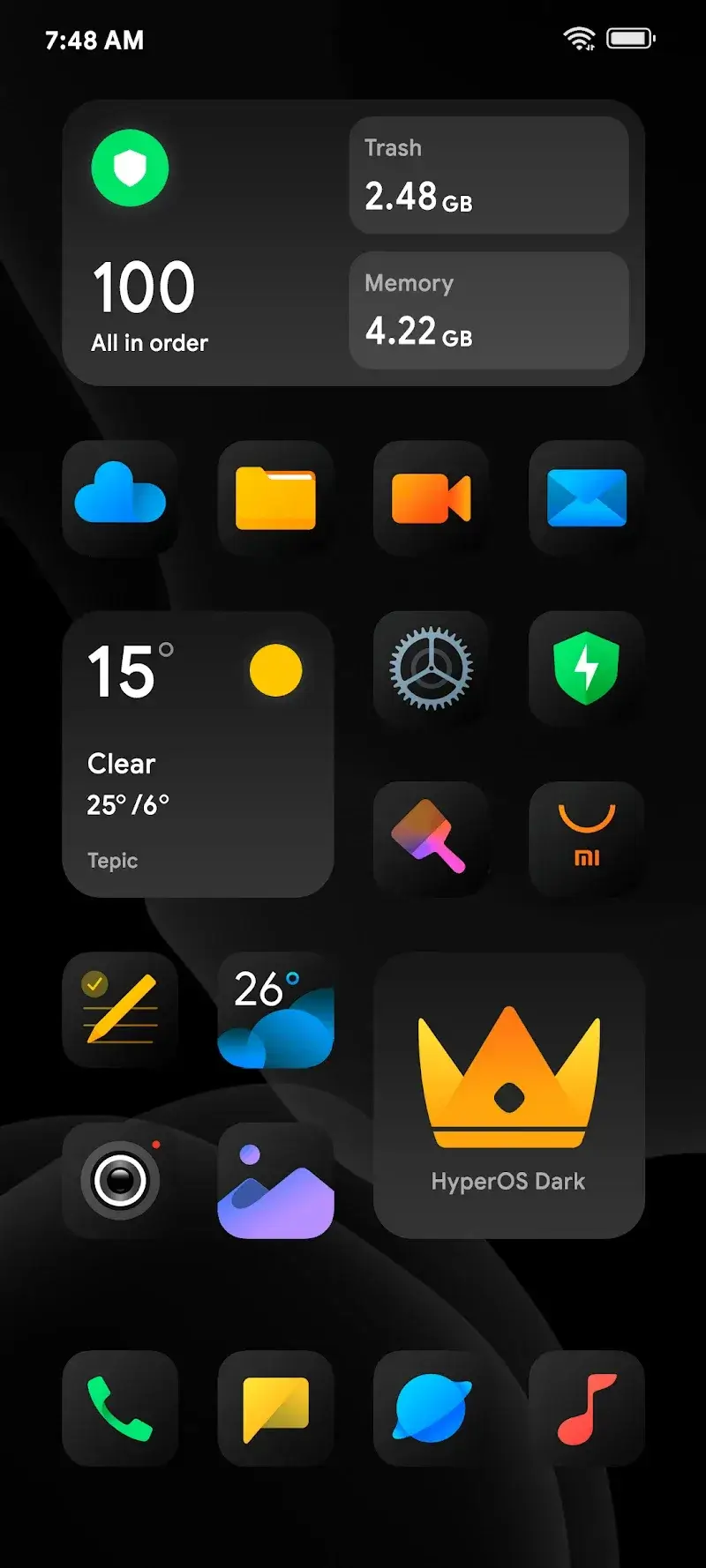 HyperDark - Icon Pack screenshot 6