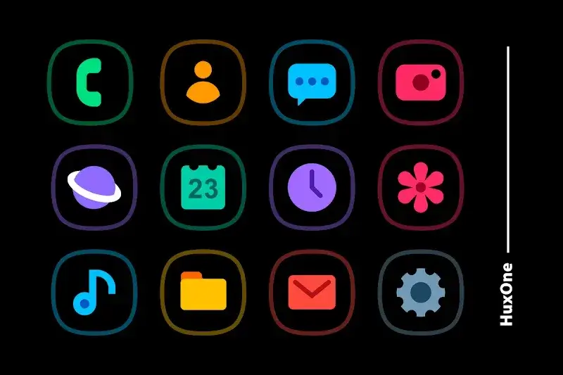 HuxOne Dark - Icon Pack screenshot 5