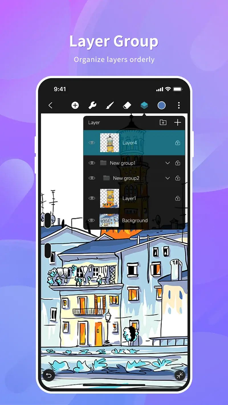 Screenshot HiPaint Sketch Draw 2