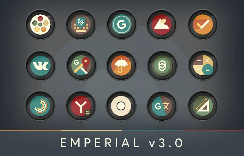 Emperial - Circle Retro Icons screenshot 3