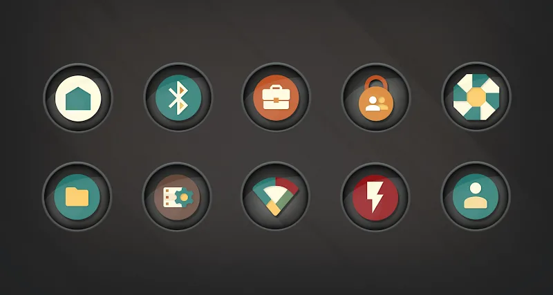 Emperial - Circle Retro Icons screenshot 2