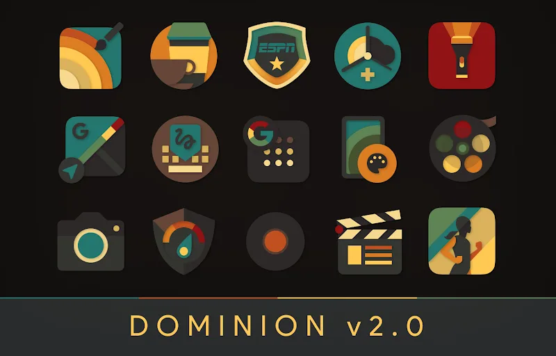 Capture d'écran 3 Dominion - Dark Retro Icons