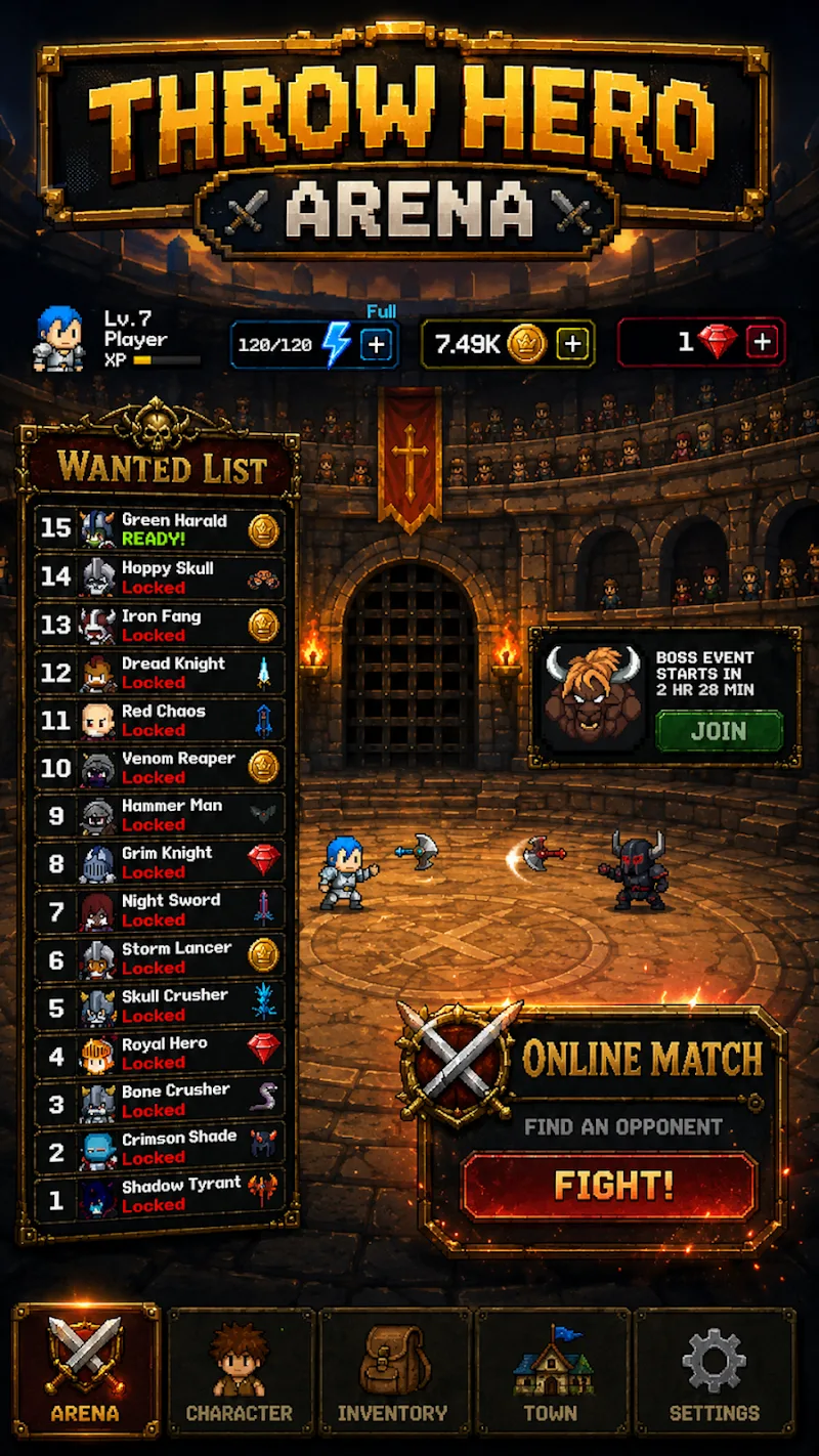 Throw Hero RPG screenshot 2