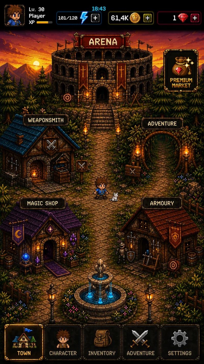 Throw Hero RPG screenshot 5