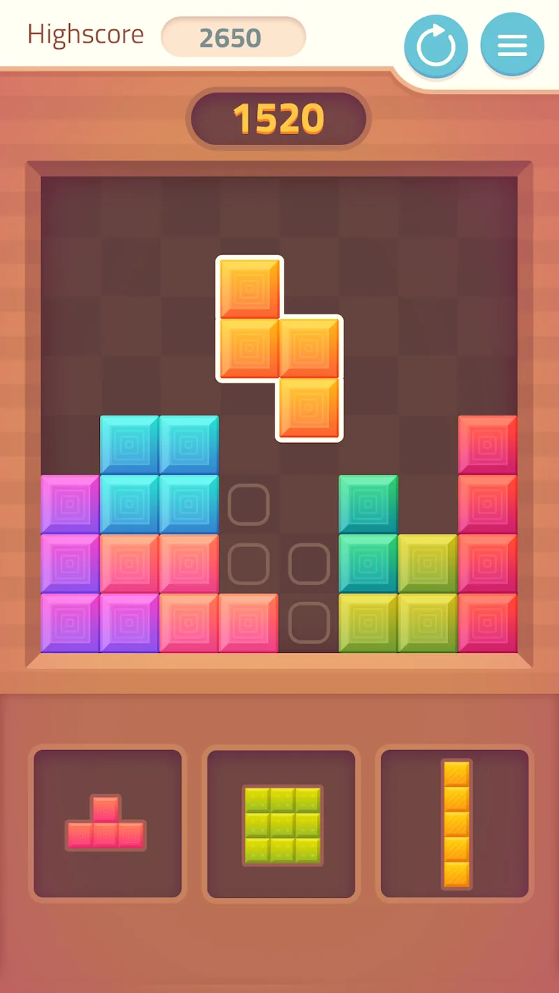 Captura de pantalla del juego Block Puzzle Games 2