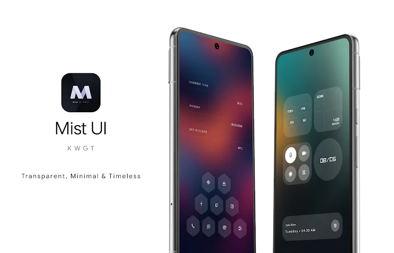 Capture d'écran Mist UI KWGT 3