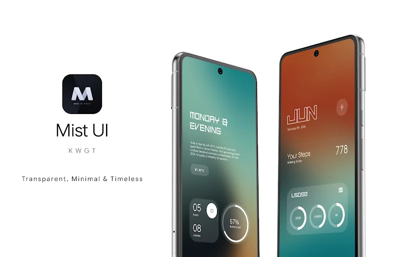 Capture d'écran Mist UI KWGT 4