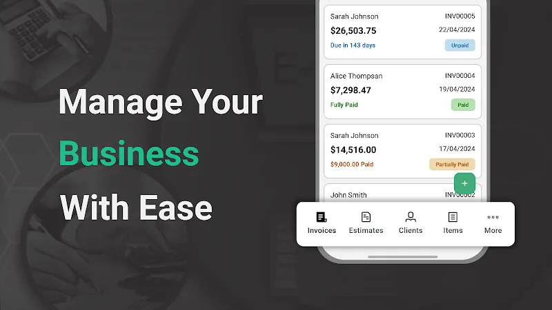 Pratinjau aplikasi Invoice Maker 3