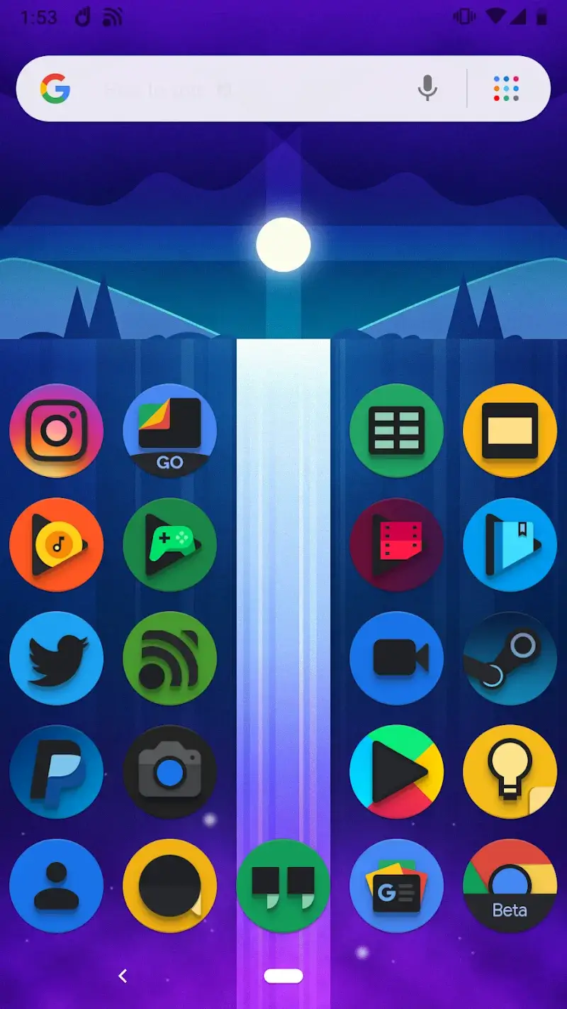 Baked - Dark Android Icon Pack screenshot 1
