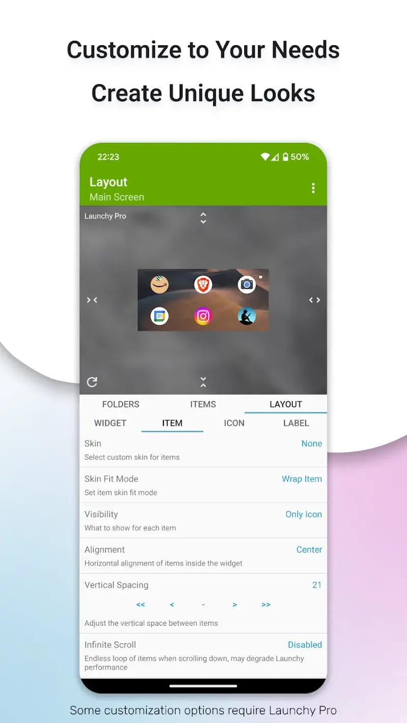 Tangkapan layar Launchy Widget 4