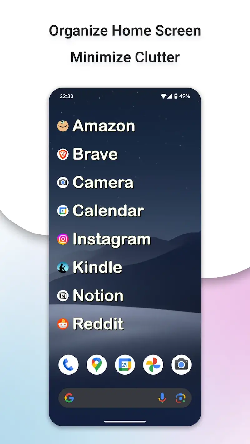 Tangkapan layar Launchy Widget 1