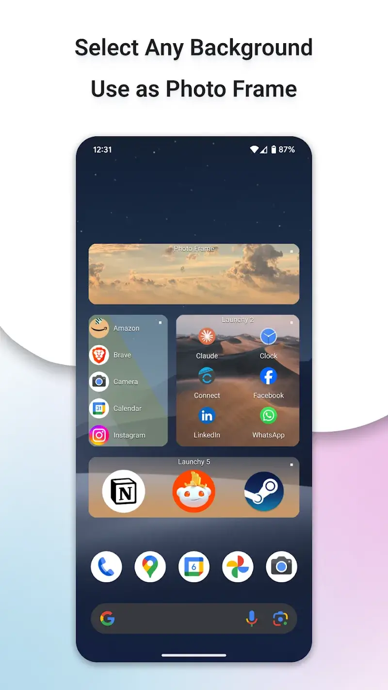 Tangkapan layar Launchy Widget 5