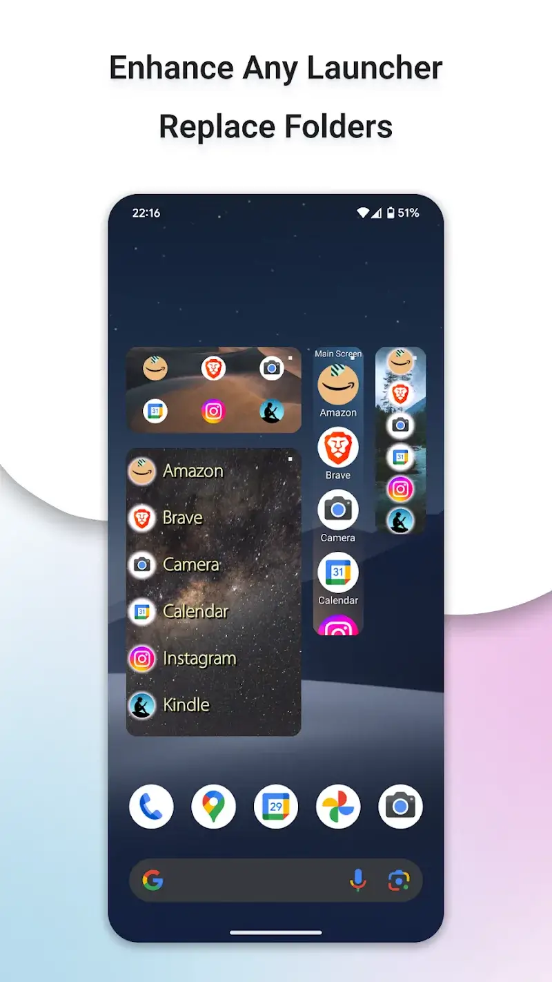 Tangkapan layar Launchy Widget 2