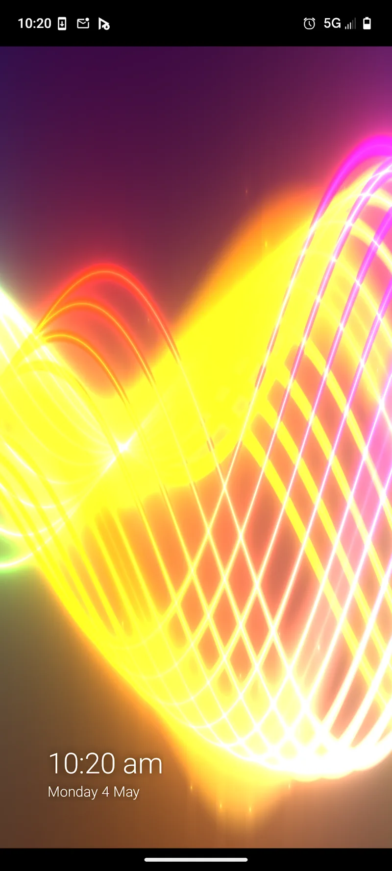 uNeon Waves Live Wallpaper: Captura de pantalla 3