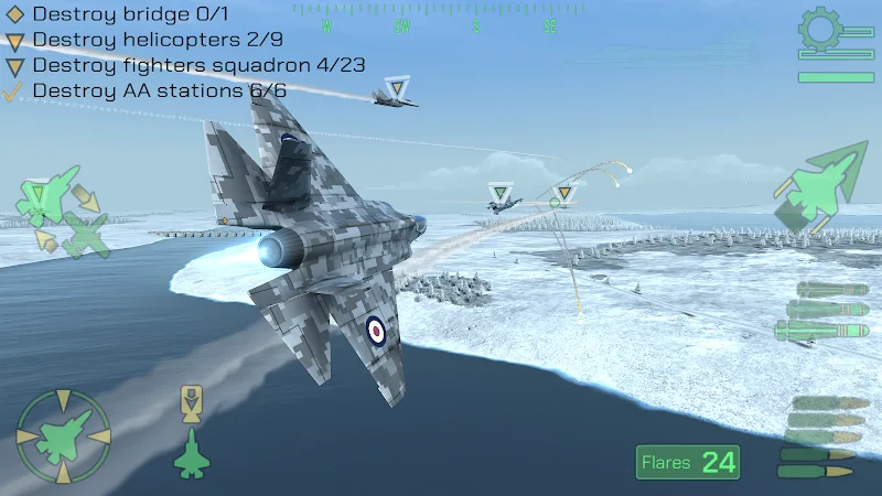 Warplanes: Task Force captura de tela 5