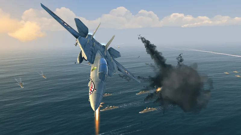 Warplanes: Task Force captura de tela 3