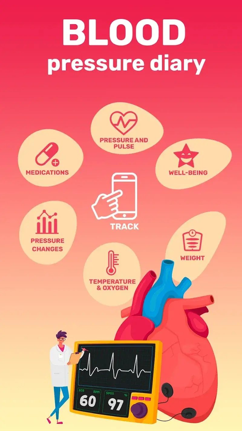 Screenshot Blood Pressure Tracker 1