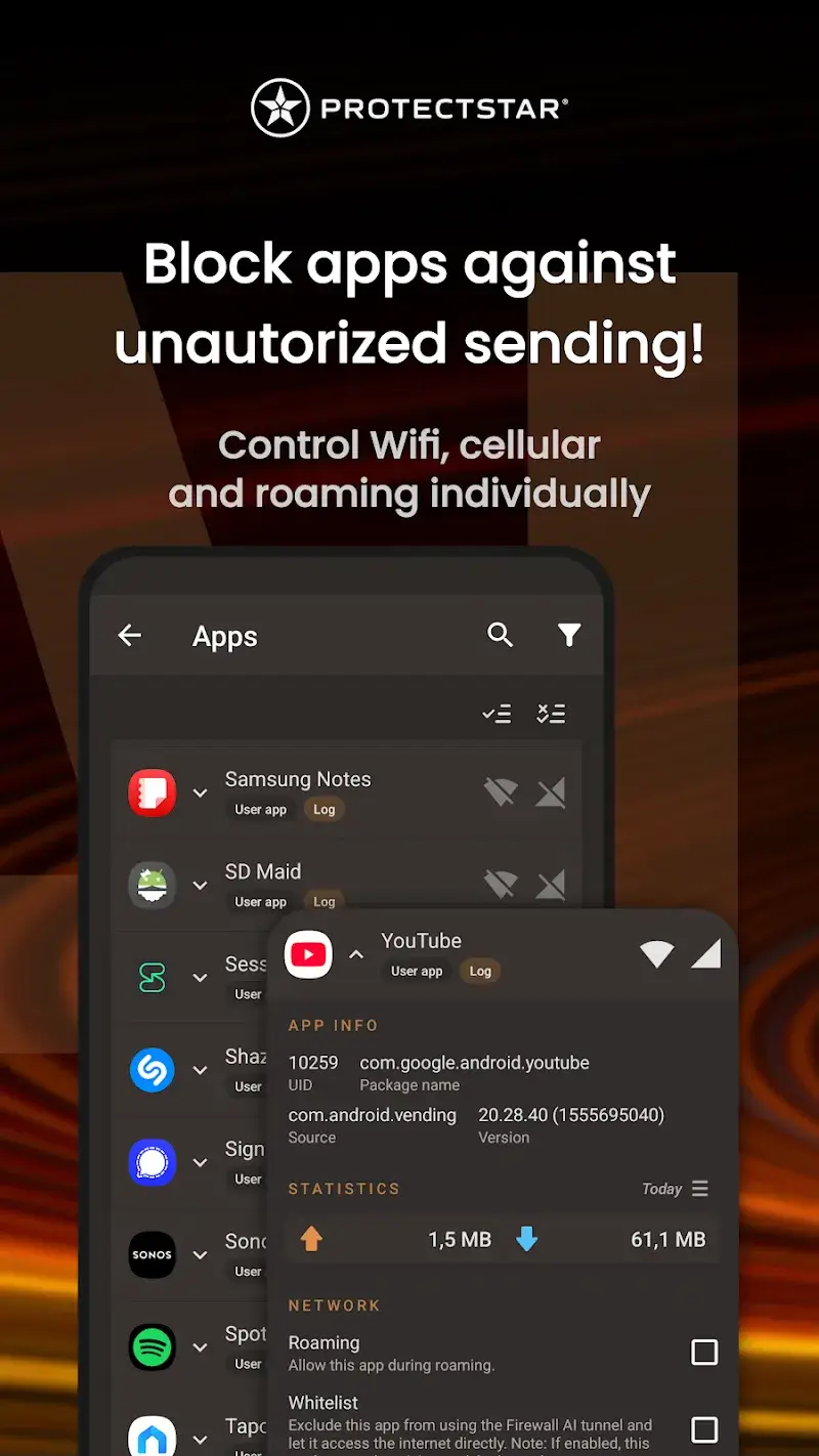 Firewall Security AI - No Root captura de tela 2