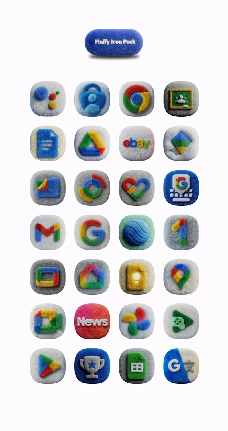 One UI Fluffy Icon Pack screenshot 1