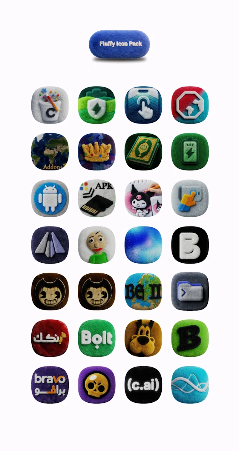 One UI Fluffy Icon Pack screenshot 5