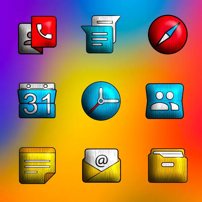 Capture d'écran 2 de Painting 3D - Icon Pack