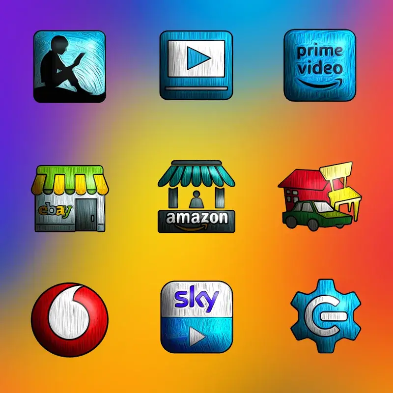 Capture d'écran 5 de Painting 3D - Icon Pack