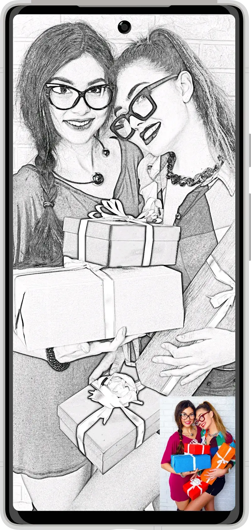 Capture d'écran Pencil Photo Sketch 2