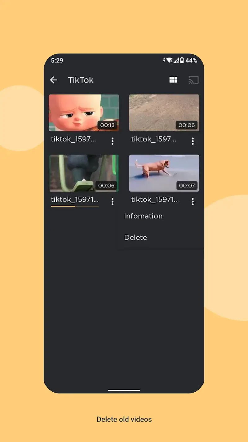 Capture d'écran TPlayer 4