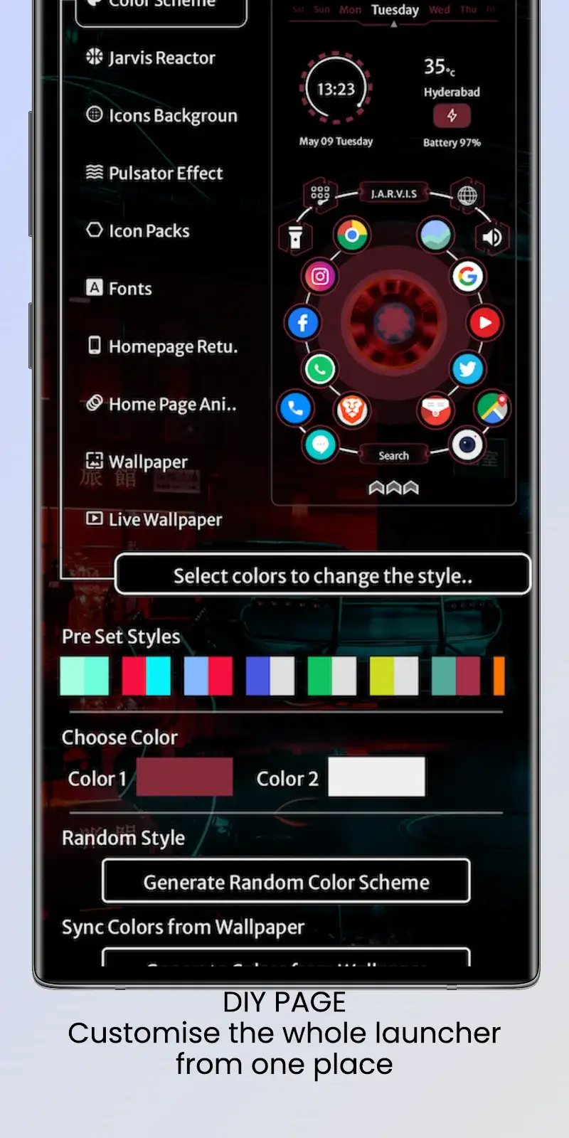 Jarvis Scifi: Epic Launcher screenshot 4