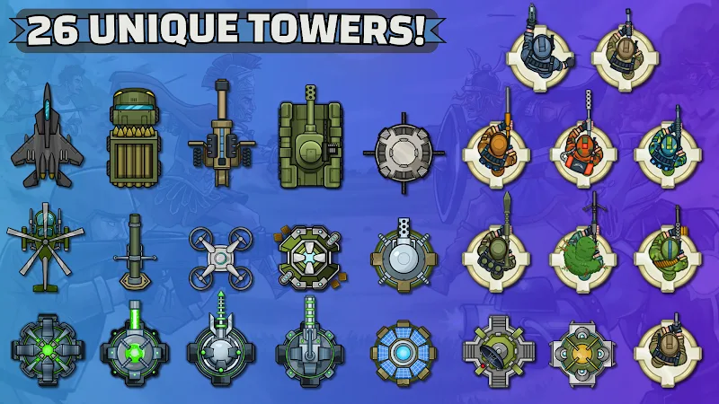 Captura de pantalla de Ancient Allies Tower Defense 2
