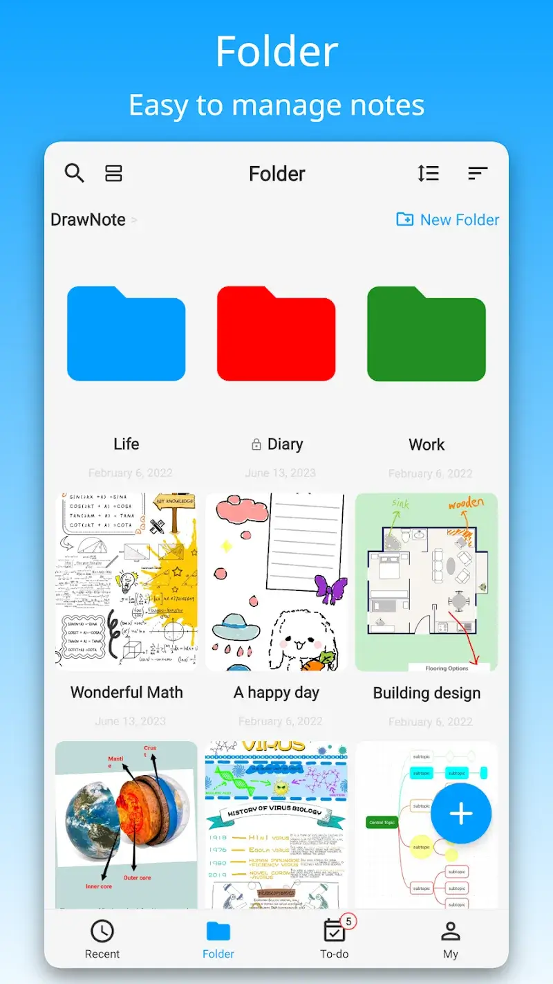 DrawNote: Drawing Notepad Memo 스크린샷 6