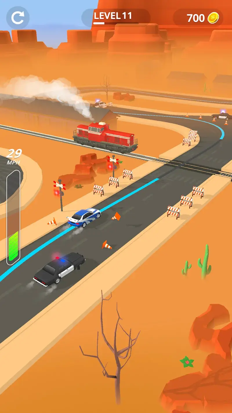 Line Race: Police Pursuit MOD APK Screenshot 6