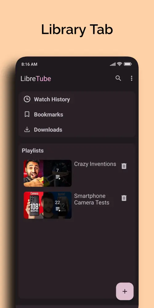 Captura de pantalla de LibreTube 4