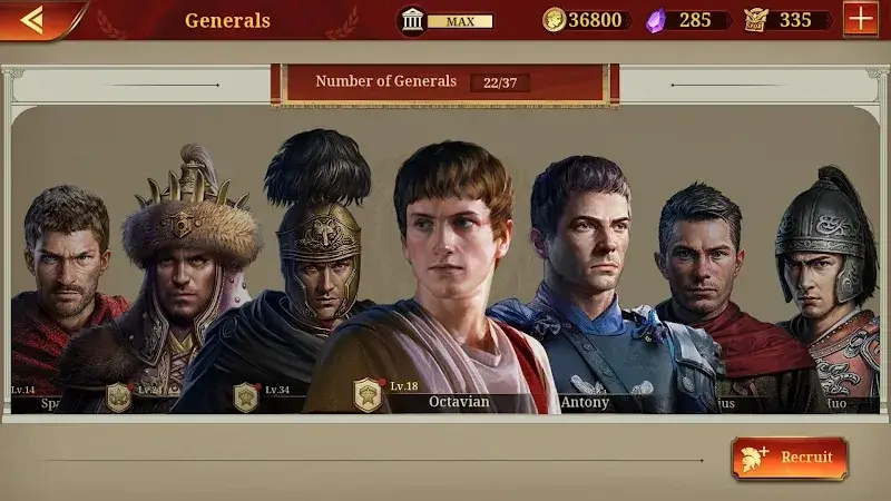 Capture d'écran 4 de Great Conqueror: Rome War Game