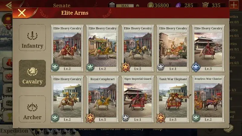 Capture d'écran 5 de Great Conqueror: Rome War Game