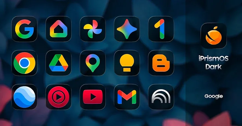 Captura de tela 6 do iPrismOS (Dark) - Icon Pack